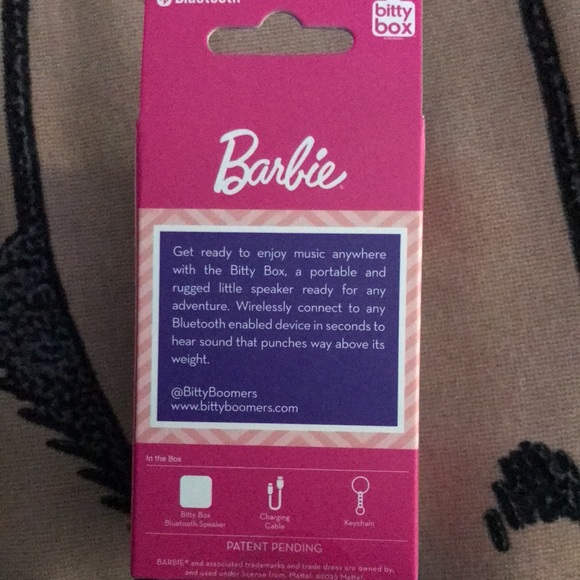 ✨🎉🎊HOST PICK!✨🆕Bitty Box Mini Keychain Barbie Bluetooth Speaker!SOLD OUT!!💖✨ - Picture 3 of 6
